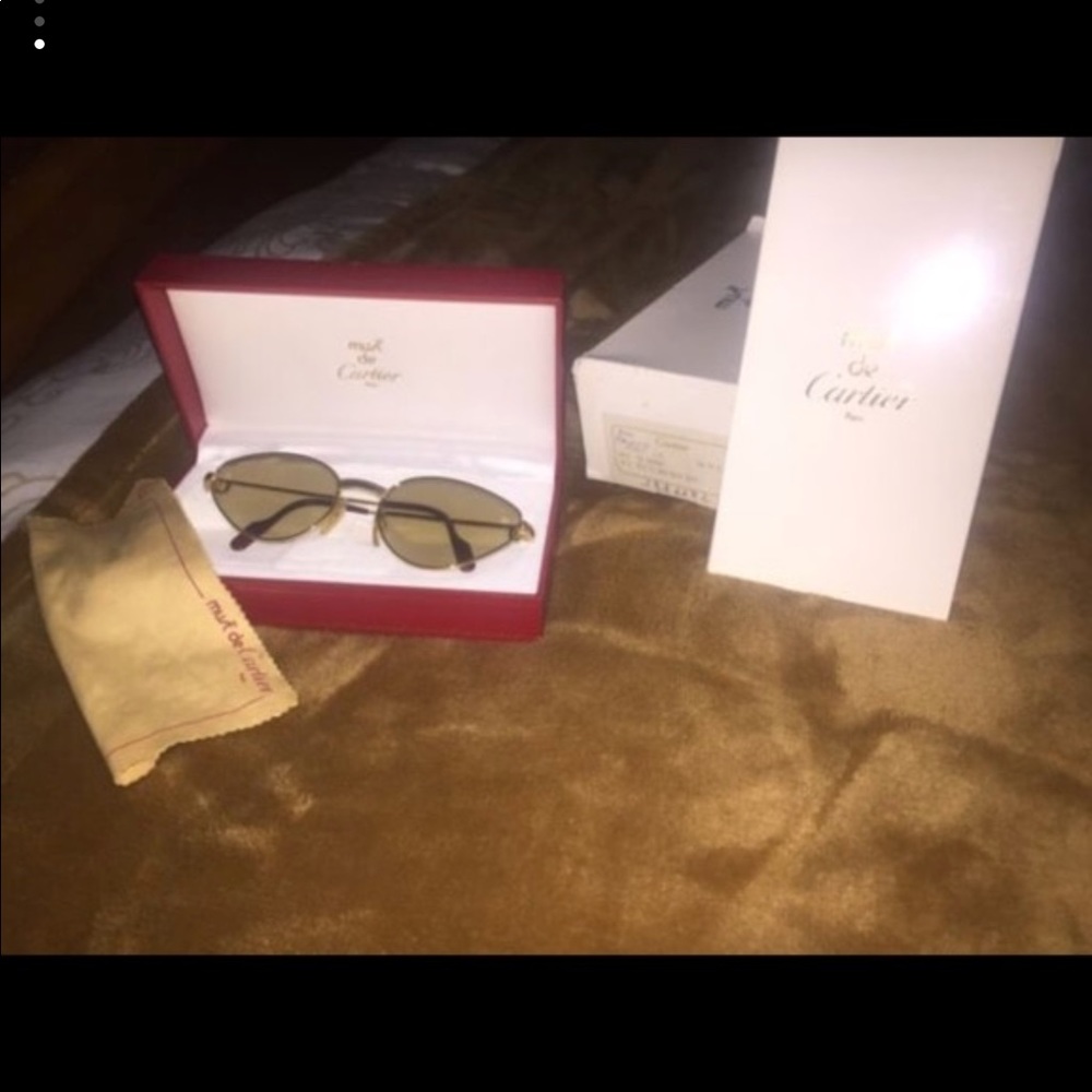 Authentic Cartier sunglasses looks brand new